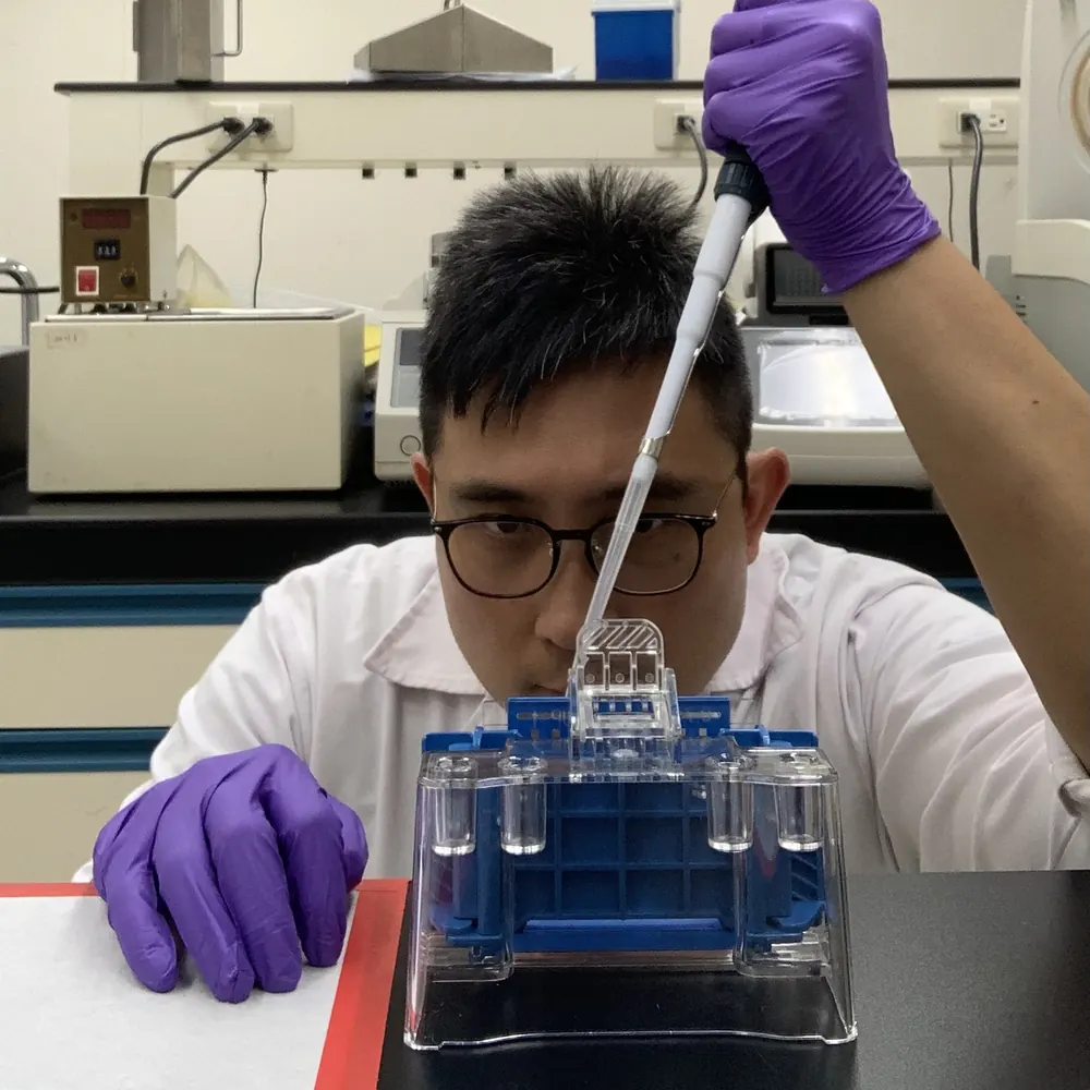 At the bench: casting a gel